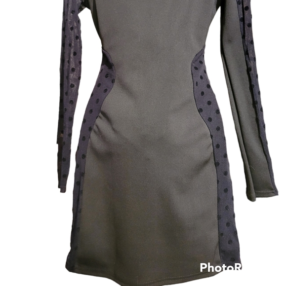 Suzy Shier S Dress Mini  Party Black, Upper Half Lace - Picture 10 of 15